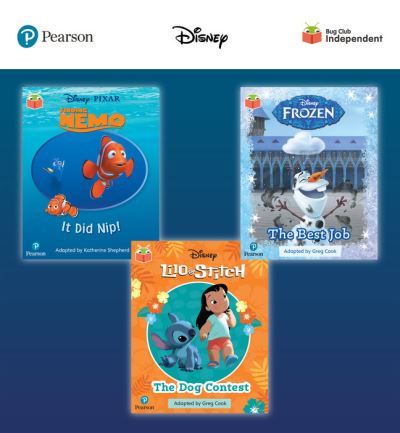 Cover for Catherine Baker · Pearson Bug Club Disney Reception Pack C, including decodable phonics readers for phases 2 and 3: Finding Nemo: It Did Nip!, Frozen: The Best Job, Lilo and Stitch: The Dog Contest - Bug Club (Book) (2022)