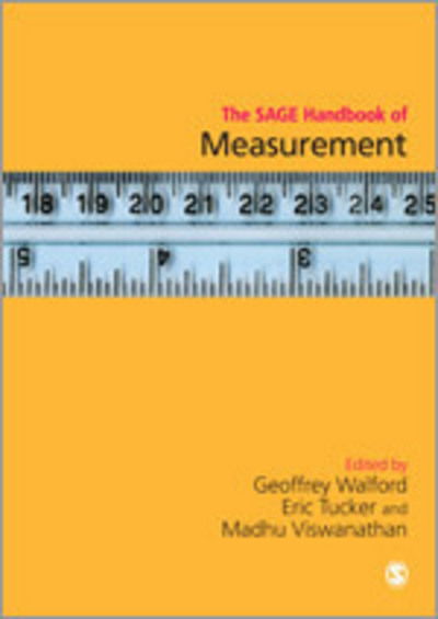 Cover for Geoffrey Walford · The SAGE Handbook of Measurement (Inbunden Bok) (2010)