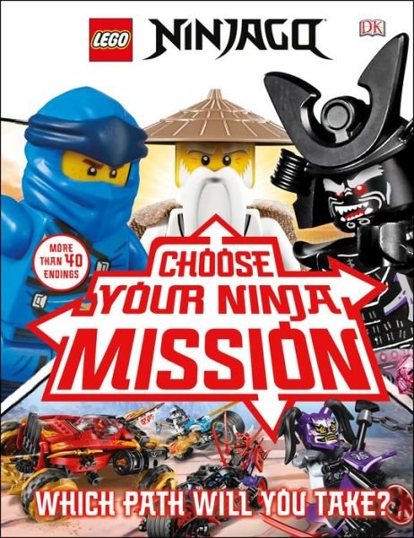 Cover for Simon Hugo · LEGO NINJAGO Choose Your Ninja Mission: (Hardcover Book) [Library edition] (2020)