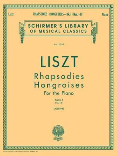 Cover for Franz Liszt · Rhapsodies Hongroises - Book 1 (Book) (1986)