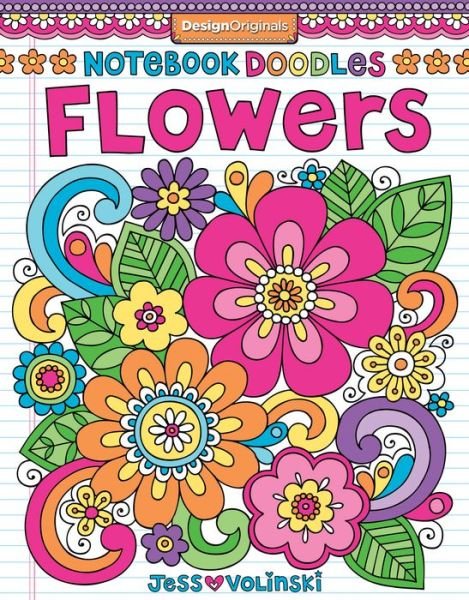Cover for Jess Volinski · Notebook Doodles Flowers: Coloring &amp; Activity Book - Notebook Doodles (Paperback Book) (2015)