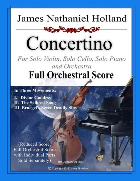 Cover for James Nathaniel Holland · Concertino (Paperback Bog) (2018)