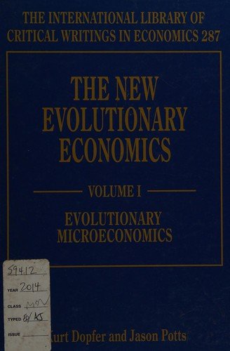 Cover for Potts · Evolutionary Microecons (VOL 1) (Hardcover Book) (2020)