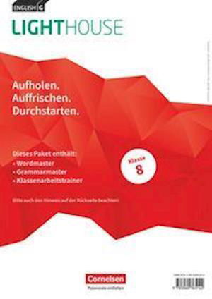 Cover for Cornelsen Verlag GmbH · English G Lighthouse Band 4: 8. Schuljahr - Arbeitshefte Wordmaster, Grammarmaster und Klassenarbeitstrainer (Im Paket) (Pocketbok) (2021)