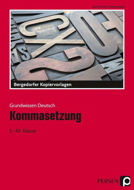 Cover for Grzelachowski · Kommasetzung (Book)