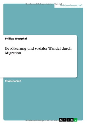 Cover for Westphal · Bevölkerung und sozialer Wande (Book) [German edition] (2014)