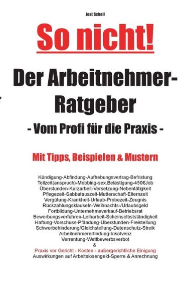 Cover for Scholl · Der Arbeitnehmer-Ratgeber (Book) (2020)