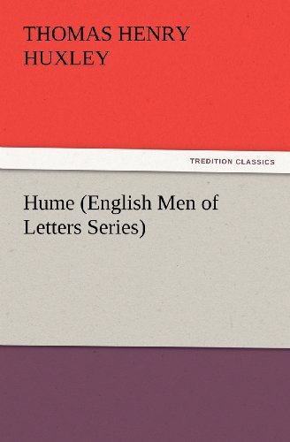 Cover for Thomas Henry Huxley · Hume (English men of Letters Series) (Tredition Classics) (Paperback Book) (2012)