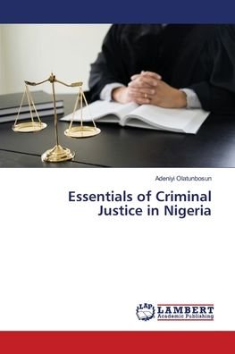 Cover for Olatunbosun · Essentials of Criminal Just (Buch) (2018)
