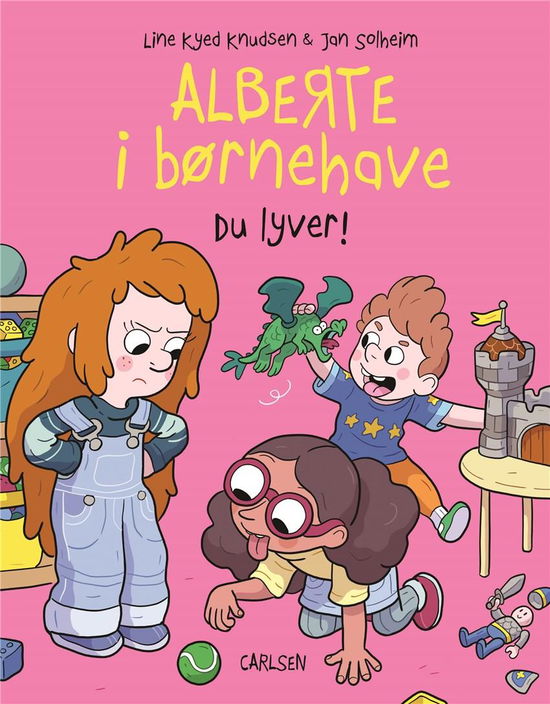 Cover for Line Kyed Knudsen · Alberte i børnehave: Alberte i børnehave - Du lyver! (Indbundet Bog) [1. udgave] (2019)