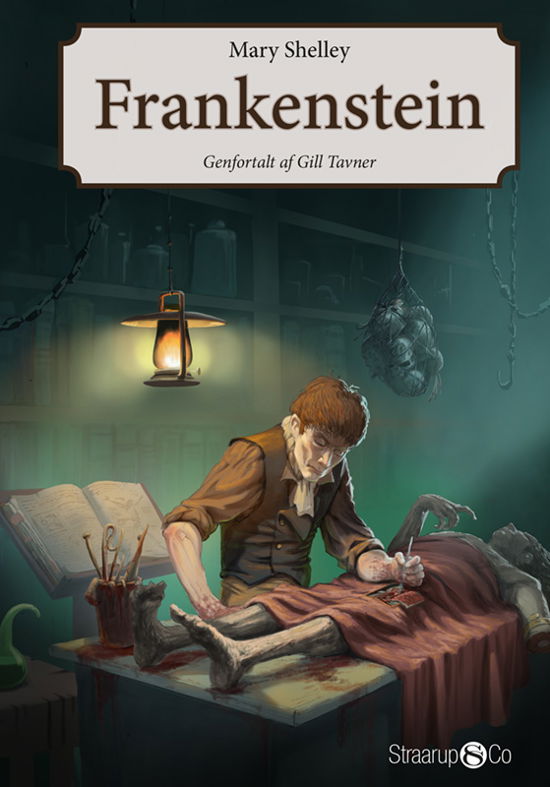 Cover for Mary Shelly · Letlæste klassikere: Frankenstein (Innbunden bok) [1. utgave] (2022)