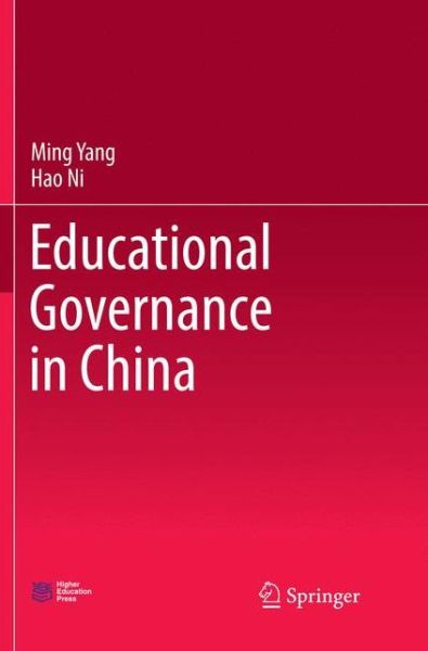 Cover for Yang · Educational Governance in China (Book) (2019)