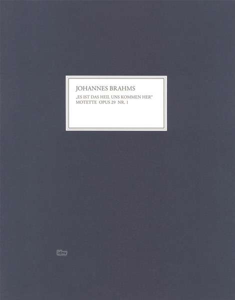 Cover for J Brahms · Motette op.29 Nr.1,Faks.HN3214 (Book)