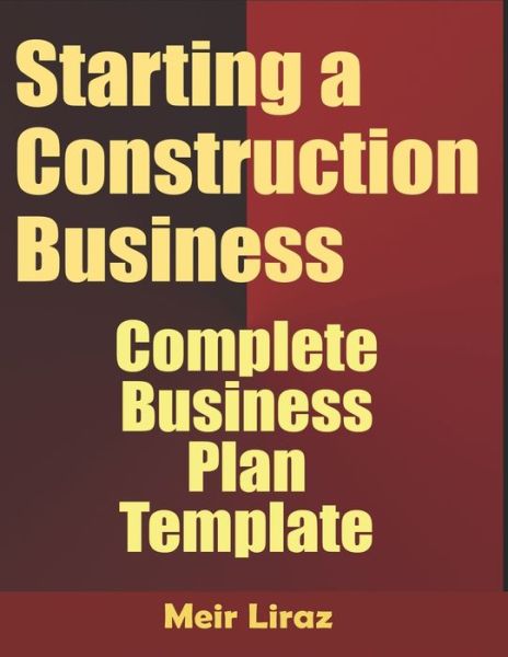 Cover for Meir Liraz · Starting a Construction Business (Paperback Book) (2020)