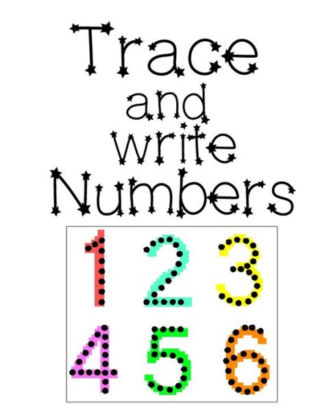 Cover for Gracelyn Books Learning · Trace and Write Numbers (Paperback Book) (2020)