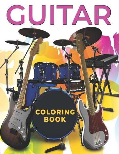 Cover for Mh Book Press · Guitar Coloring Book (Paperback Bog) (2021)