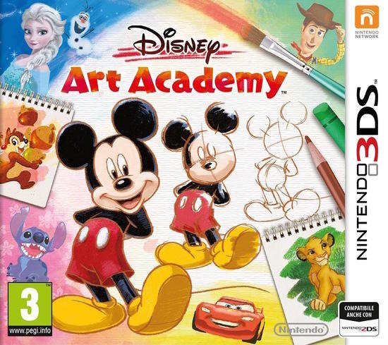 Cover for 3ds · 3ds - Disney Art Academy (ita Cover) /3ds (Leketøy)