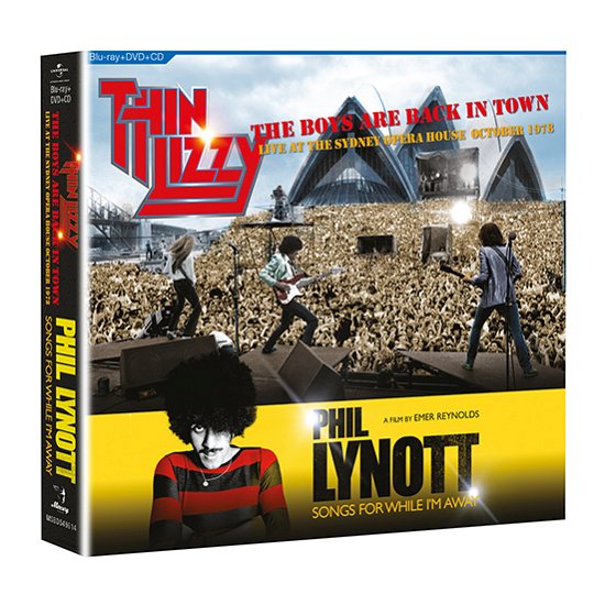 Cover for Thin Lizzy · Boys Are Back In Town: Live Sydney 1978 / Songs For While I'm Away (Blu-ray/DVD/CD) (2022)