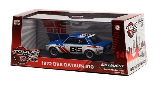 1/43 Tokyo Torque 1972 Datsun 510 No.85 Brock Racing Enterpr -  - Mercancía - R - 0810027495143 - 