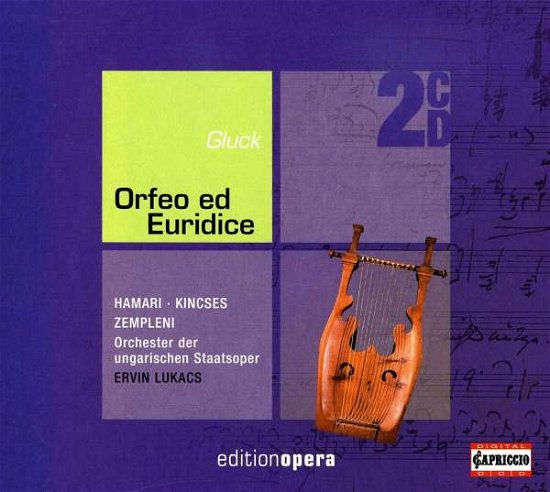 Cover for Gluck / Hamari / Kincses / Lukacs · Orfeo Ed Euridice (CD) (2006)