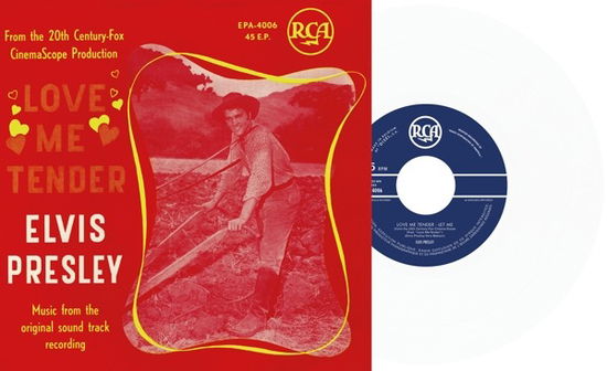 Cover for Elvis Presley · Love Me Tender (White Vinyl) (7&quot;) [Limited edition] (2024)