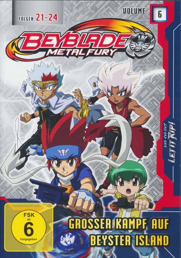 Beyblade Metal Fury · Volume 6 - Groer Kampf Auf Beyster Island