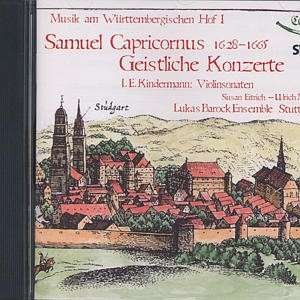 Cover for Lukas Barock Ensemble · Geistliche Konzerte (CD) (2015)