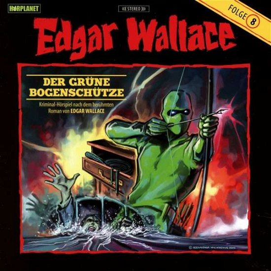 Cover for Edgar Wallace · Edgar Wallace.08 grüne Bogenschütze,CD (Bok) (2017)