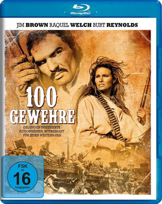 Cover for Brown,jim / Welch,raquel / Reynolds,burt/+ · 100 Gewehre (Blu-ray) (2016)