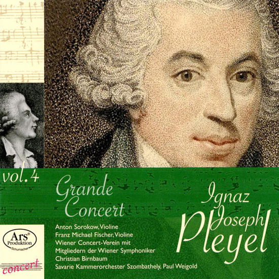 Orchestral Works 4 - Pleyel / Sorkow / Fischer / Wiener Concert-verein - Musik - ARS - 4260052388143 - 12. december 2009