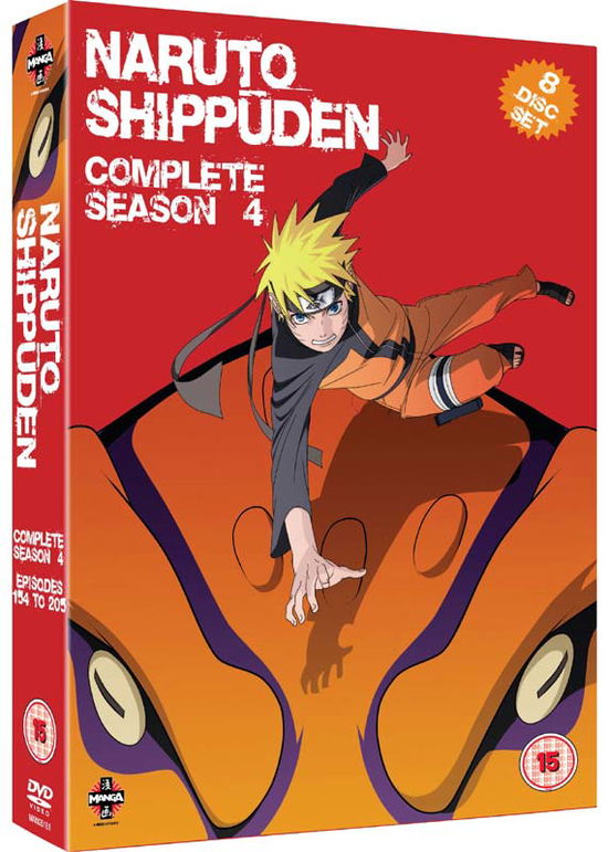 Naruto Shippuden Complete Series 4 Box Set (Episodes 154-192) - Hayato Date - Filme - MANGA ENTERTAINMENT - 5022366516143 - 3. Oktober 2014