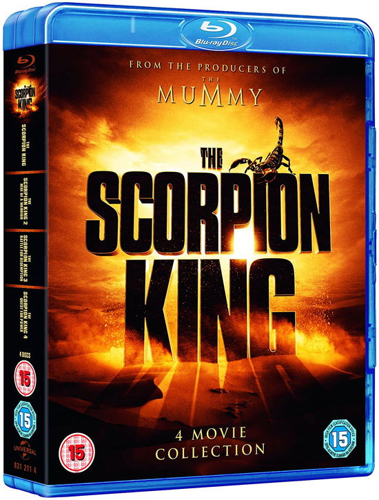 Cover for Scorpion King 14 the BD · The Scorpion King 1 to 4 Complete Movie Quadrilogy (4 Films) (Blu-Ray) [Box set] (2017)