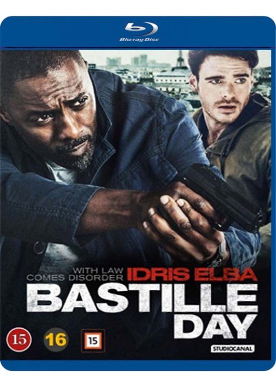 Cover for Idris Elba · Bastille Day (Blu-ray) (2016)