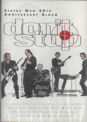 Cover for Status Quo  · Don'T Stop (Kassett)