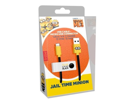 Cable Micro Line 120cm DM3 Jail Time Minion - Minions - Fanituote - TRIBE - 8057733135143 - 
