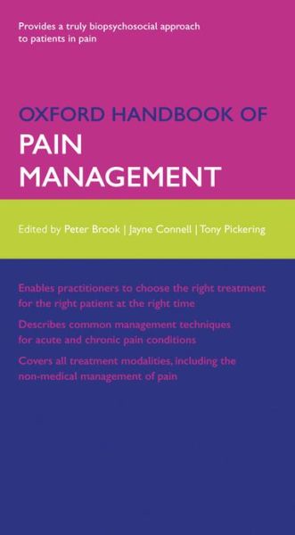 Cover for Peter Brook · Oxford Handbook of Pain Management - Oxford Medical Handbooks (Book) (2011)