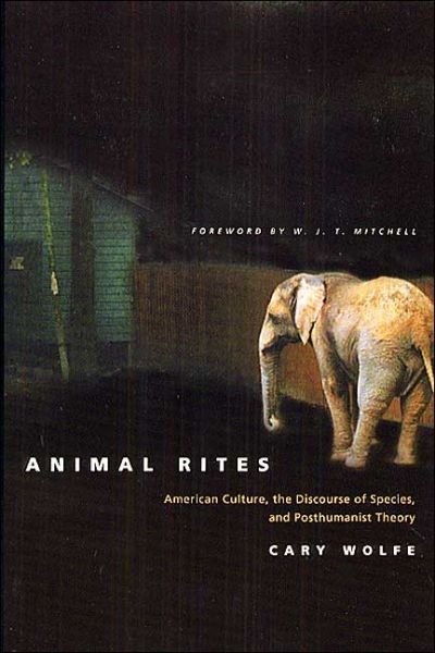 Cover for Cary Wolfe · Animal Rites: American Culture, the Discourse of Species, and Posthumanist Theory (Paperback Bog) [2nd edition] (2003)