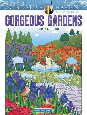 Cover for Jessica Mazurkiewicz · Creative Haven Gorgeous Gardens Coloring Book - Creative Haven (Pocketbok) (2023)