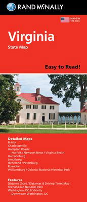 Cover for Rand McNally · Virginia State Map, Rand McNally (Hardcover bog) (2021)