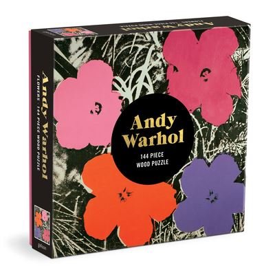 Cover for Galison · Andy Warhol Flowers 144 Piece Wood Puzzle (SPIEL) (2022)