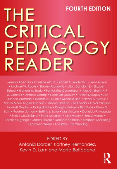 Cover for Antonia Darder · The Critical Pedagogy Reader (Hardcover Book) (2023)