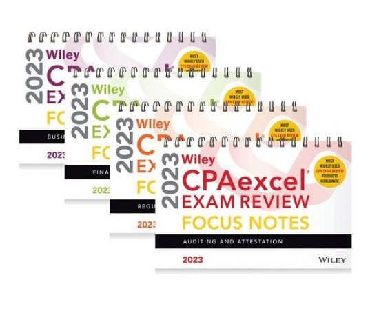 Cover for Wiley · Wiley's CPA 2023 Focus Notes: Complete Set (Taschenbuch) (2023)