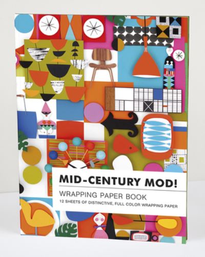 Cover for Mid-Century Mod! Wrapping Paper Book - Wrapping Paper Books (Print) (2023)