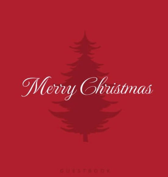 Cover for Murre Book Decor · Merry Christmas: Hardcover Guest Book for Christmas Parties and Fall Holiday Events (Hardcover Book) (2022)