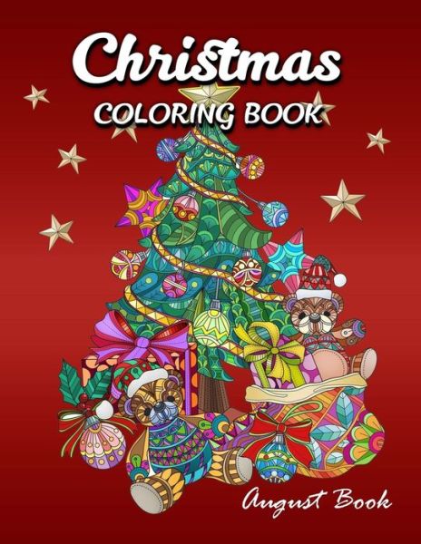 Cover for August Book · Chrismas Coloring book (Paperback Book) (2019)