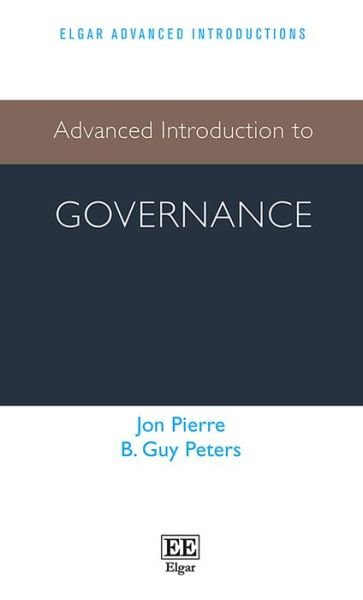 Cover for Jon Pierre · Advanced Introduction to Governance - Elgar Advanced Introductions series (Pocketbok) (2021)