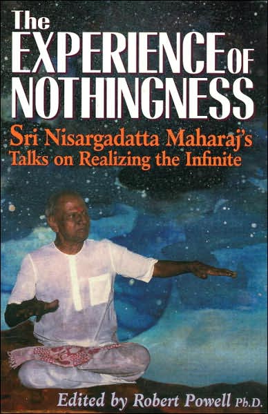 Cover for Sri Nisargadatta Maharaj · The Experience of Nothingness: Sri Nisargadatta Maharaj's Talks on Realizing the Indefinite (Paperback Book) (1996)