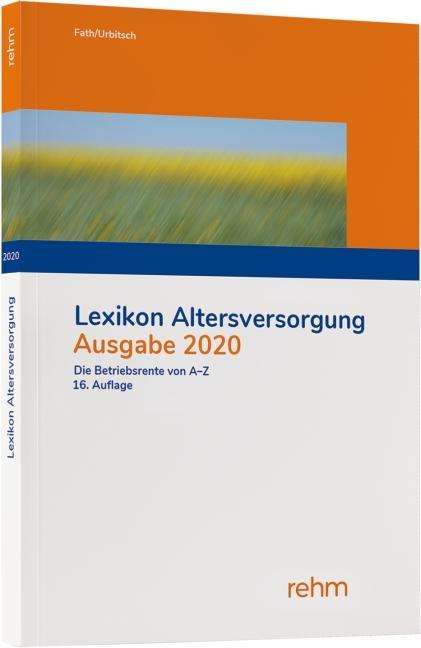 Cover for Fath · Lexikon Altersversorgung 2020 (Book)