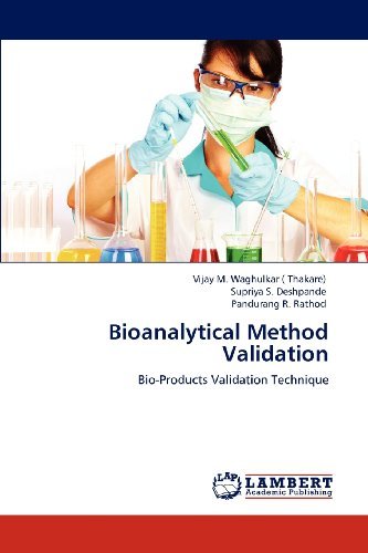 Cover for Pandurang R. Rathod · Bioanalytical Method Validation: Bio-products Validation Technique (Paperback Bog) (2012)