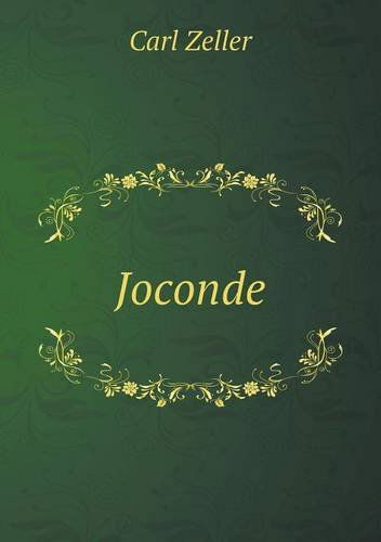 Cover for Carl Zeller · Joconde (Paperback Book) [German edition] (2013)